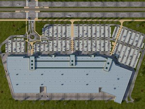 mall m1 full textured scene render ready 3D Модель