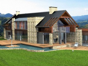 modern country house 003 3D 模型