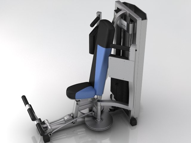 fitness gym equipment 3 3D 모델 .c4d .max .obj .3ds .fbx .stl .blend 