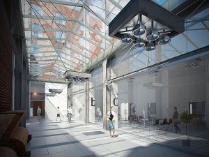 office building interior scene render ready Modèle 3D