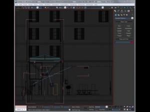 office building interior scene render ready 3D Model