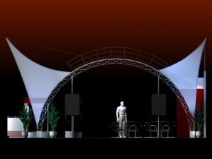 exhibit booth design 016 3D 모델