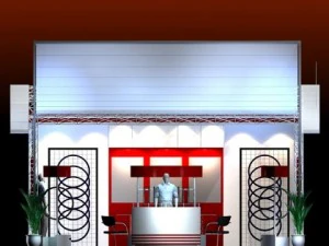 exhibit booth design 016 3D Model