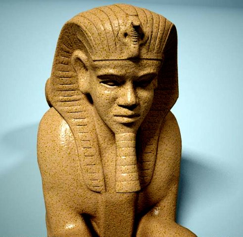 sphinx monument Modelo 3D .c4d .max .obj .3ds .fbx .stl .blend 