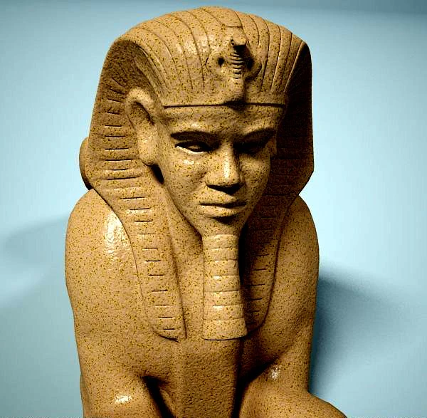 sphinx monument 3D Model .c4d .max .obj .3ds .fbx .stl .blend 