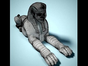 sphinx monument Modelo 3D