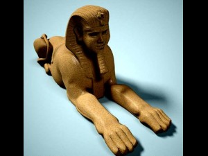 sphinx monument Modelo 3D