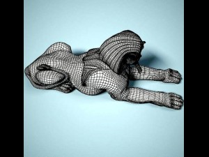sphinx monument Modelo 3D