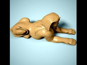 sphinx monument Modelo 3D