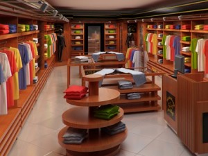 clothing store interior Modèle 3D