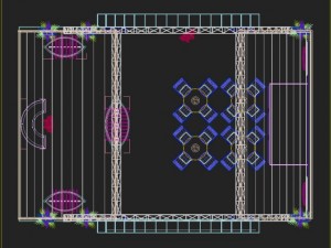 4 trade show exhibit booths Modello 3D