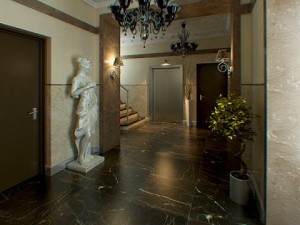 elevator lobby photoreal Modelo 3D