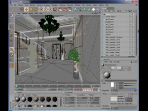 elevator lobby photoreal 3D 모델