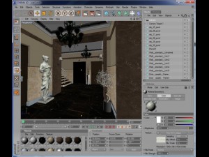 elevator lobby photoreal 3D 모델