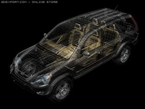 honda crv 3Dモデル