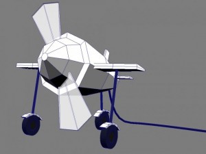 airplane fan 3D 模型