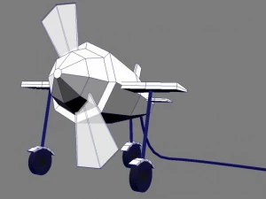 airplane fan 3D Model