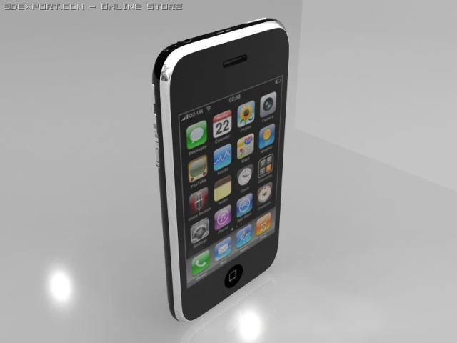 iphone3gs 3D Model .c4d .max .obj .3ds .fbx .stl .blend 