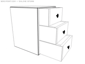 classic woody closet 3D Model