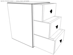 classic woody closet 3D Model