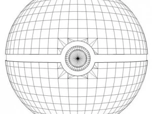 pokemon ball 3D Model