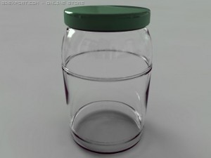 glass food store bottleglass food store battle 3D 모델