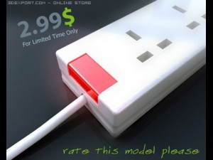 multi cable 51 3D Model