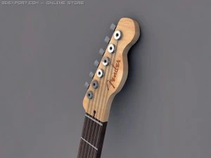 fender blacktop telecaster hh electric guitar 3D Model