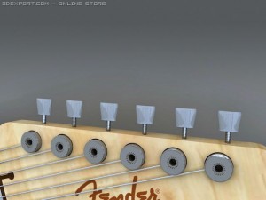 fender blacktop telecaster hh electric guitar 3D Model