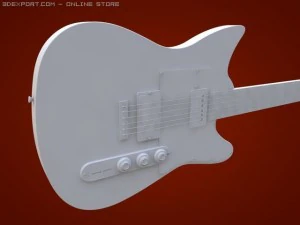 fender blacktop telecaster hh electric guitar 3D Model