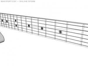 fender blacktop telecaster hh electric guitar 3D Model