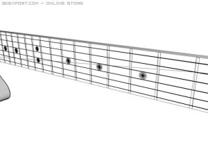 fender blacktop telecaster hh electric guitar 3D Model