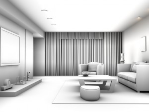 living room Modèle 3D