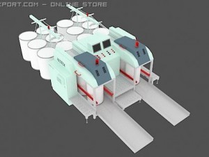 textile machine 3D Model