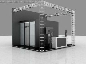 exhibition stand 3D Model