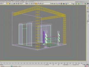 exhibition stand 3D Modell