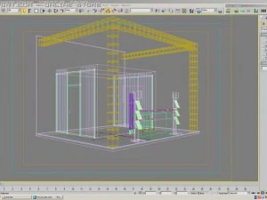 exhibition stand 3D Model