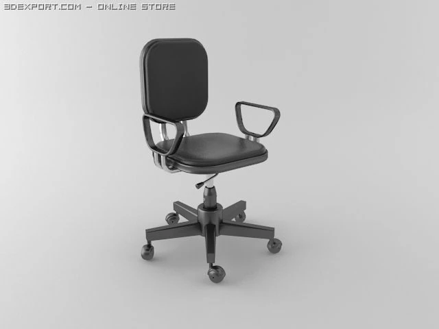 office chair 3D Model .c4d .max .obj .3ds .fbx .stl .blend