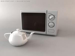 microwave 3D मॉडल