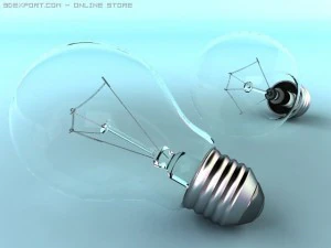 bombilla electrica Modelo 3D