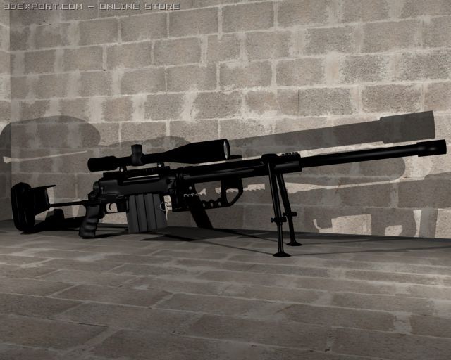 intervention cheytac 3D Model .c4d .max .obj .3ds .fbx .stl .blend 