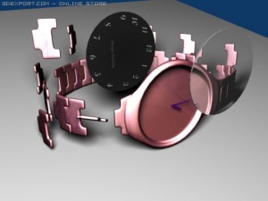 watch 3dsblender 3D-Modell