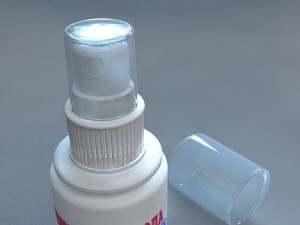 flacon for spray Model 3D