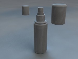 flacon for spray Model 3D