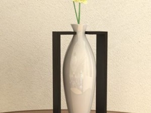 vase in hold 3D-Modell