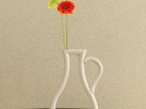 vase silhouette 3D Model