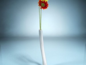 vase silhouette 3Dモデル