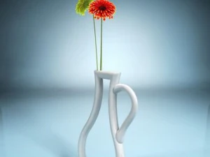vase silhouette 3D Model