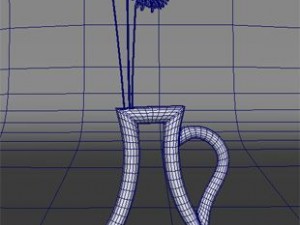 vase silhouette 3Dモデル