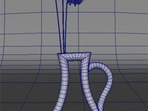 vase silhouette 3D Model